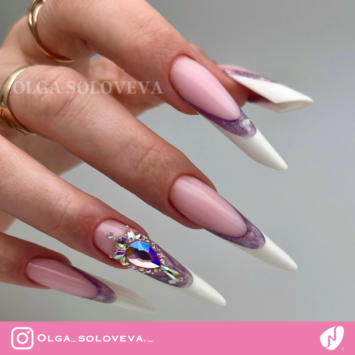 Russian Style Stiletto Nails